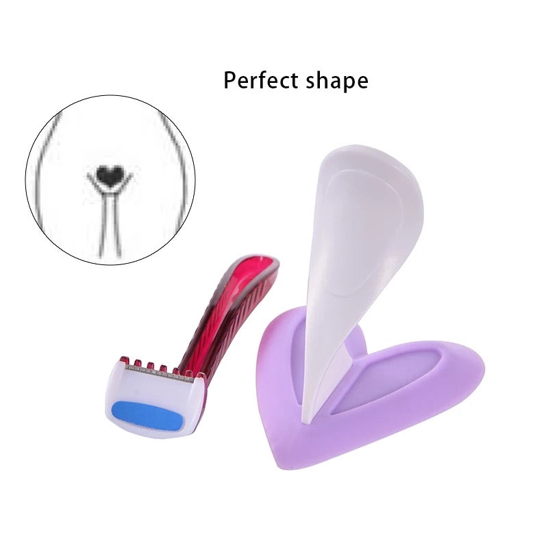 Heart shaped shaver