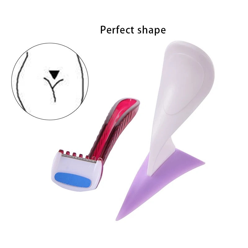 Triangle shaped shaver